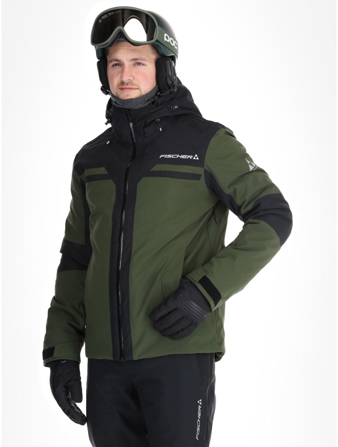 Fischer, Cascade veste de ski hommes R.Green-R.Green-Black 