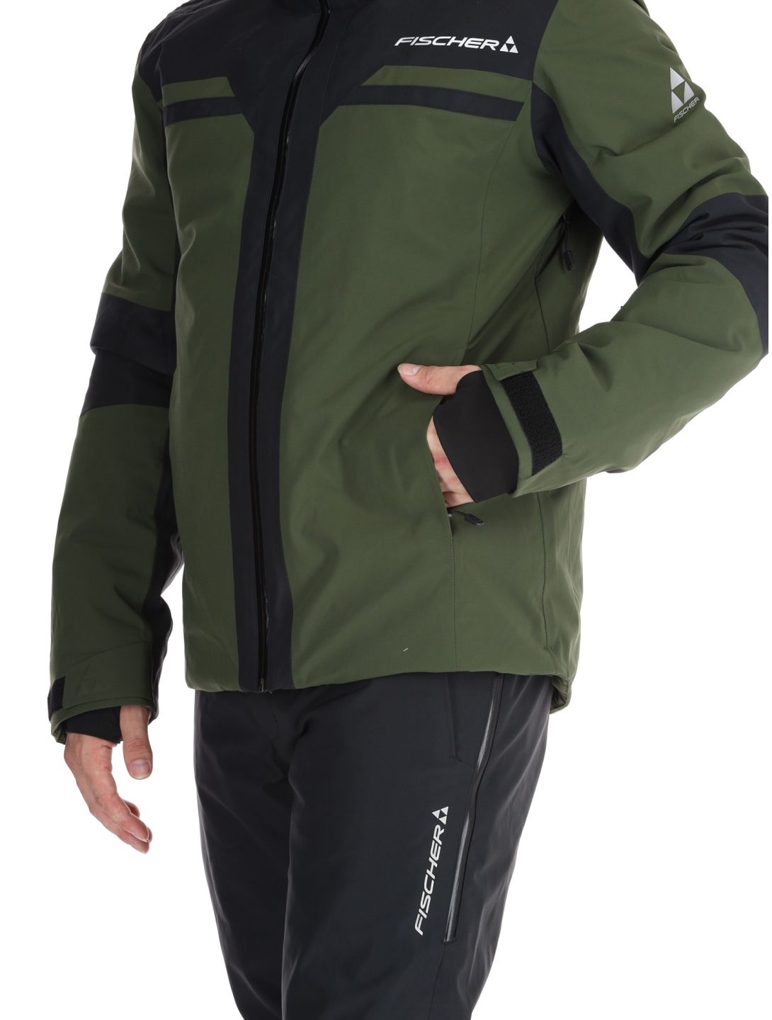 Fischer, Cascade veste de ski hommes R.Green-R.Green-Black 