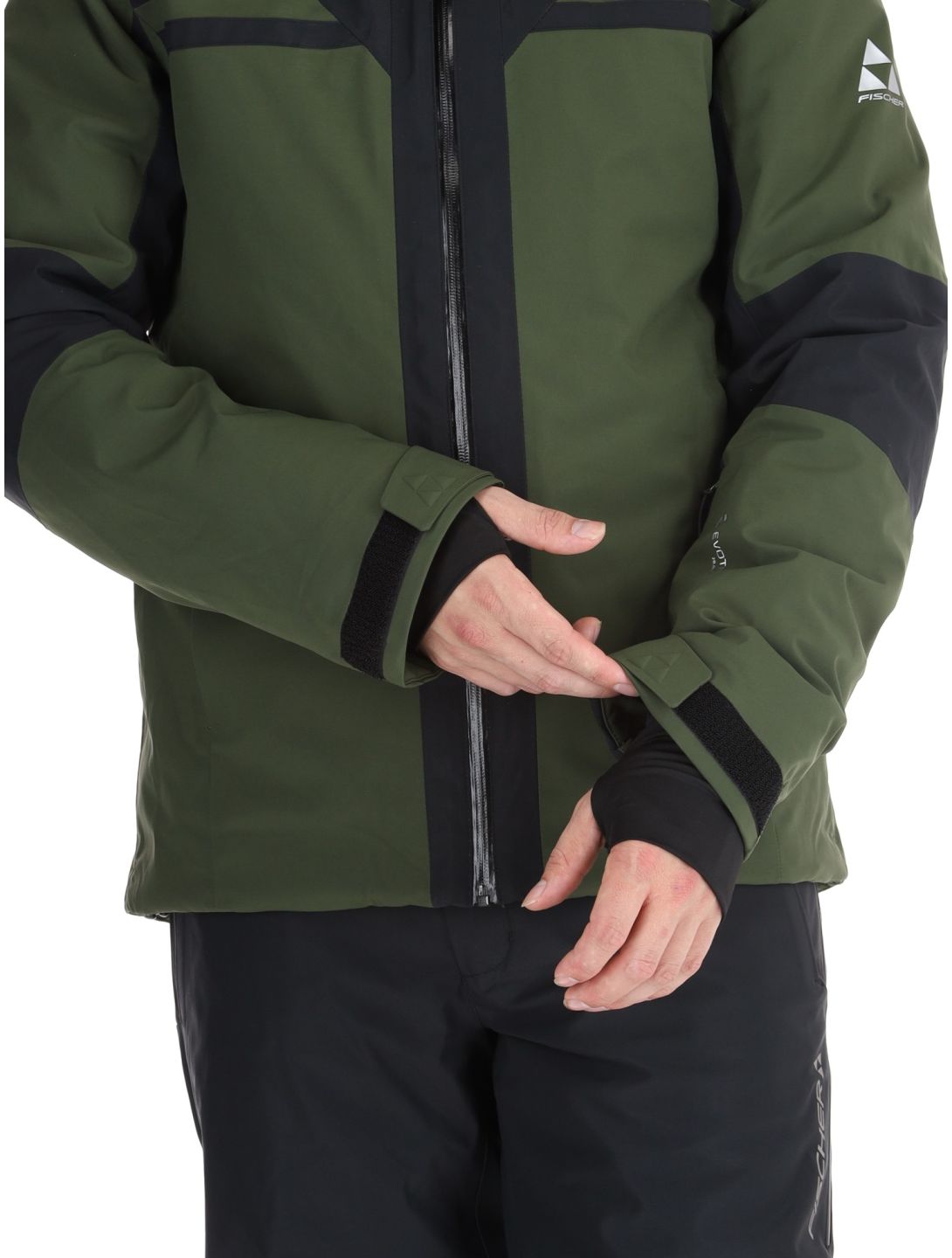 Fischer, Cascade veste de ski hommes R.Green-R.Green-Black 