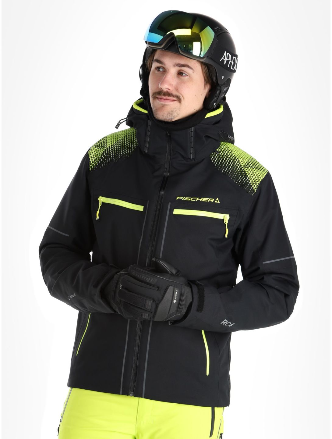 Fischer, RC4 veste de ski hommes Black noir 