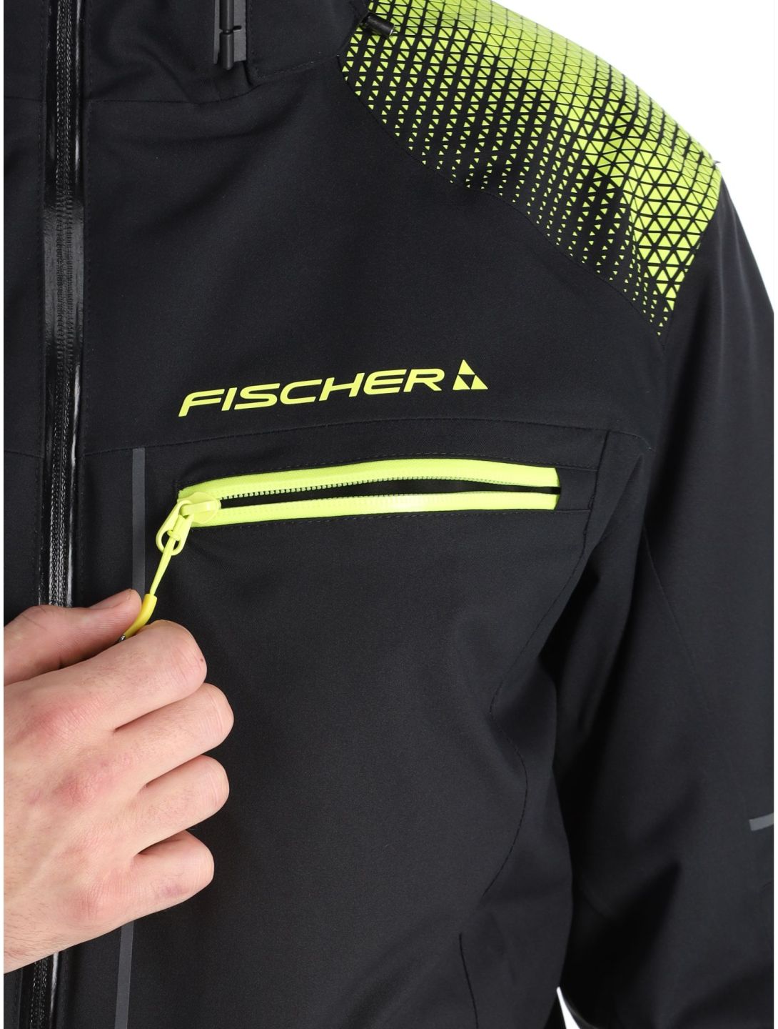 Fischer, RC4 veste de ski hommes Black noir 