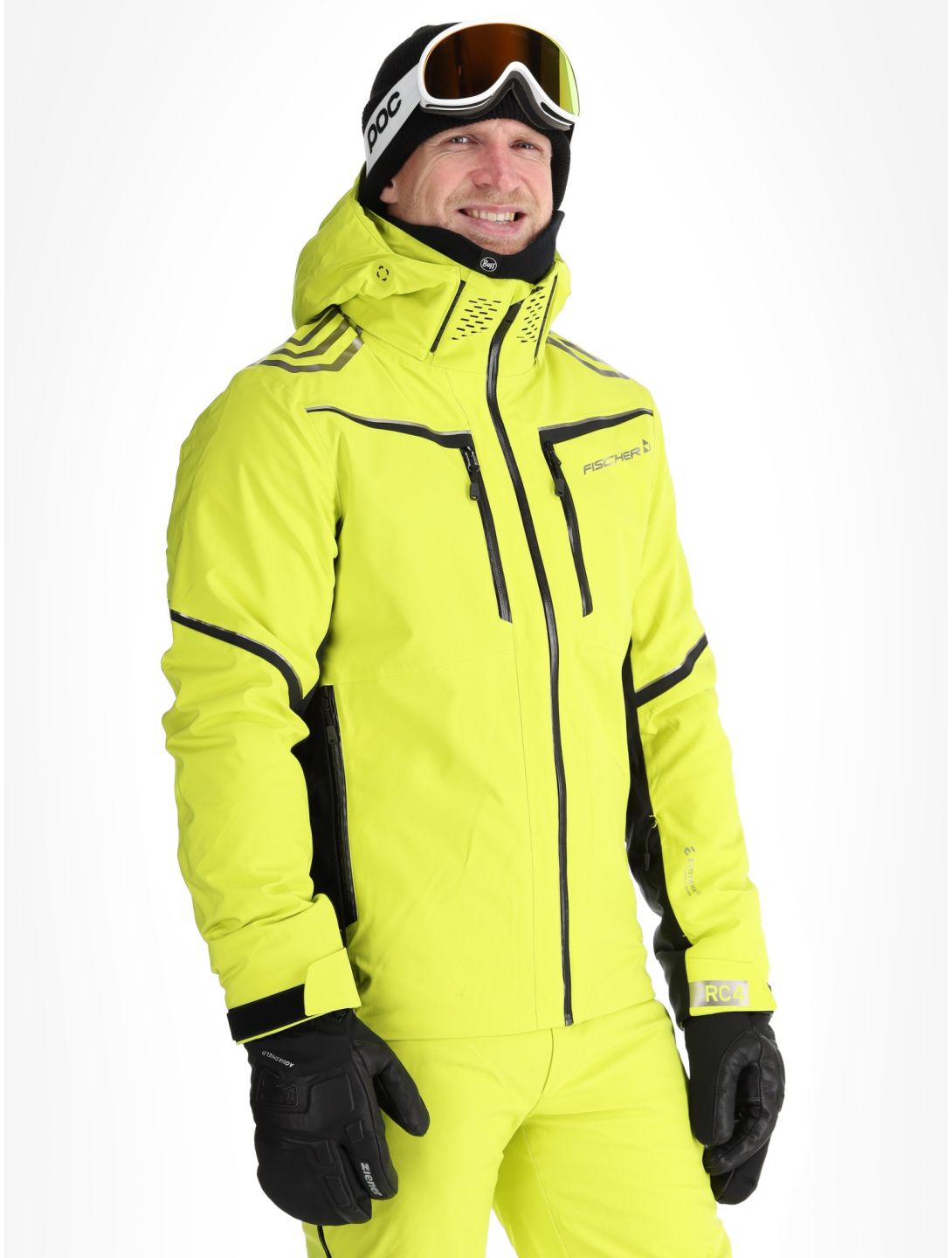 Fischer, RC4 veste de ski hommes Fischer Yellow jaune 