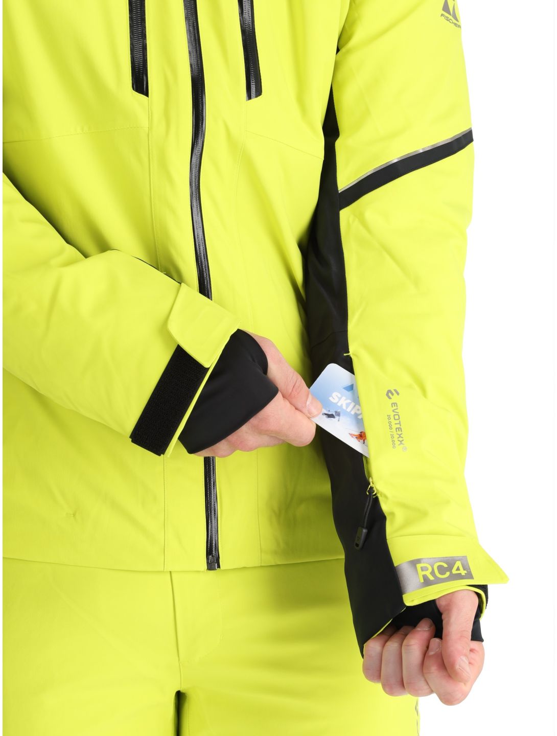 Fischer, RC4 veste de ski hommes Fischer Yellow jaune 