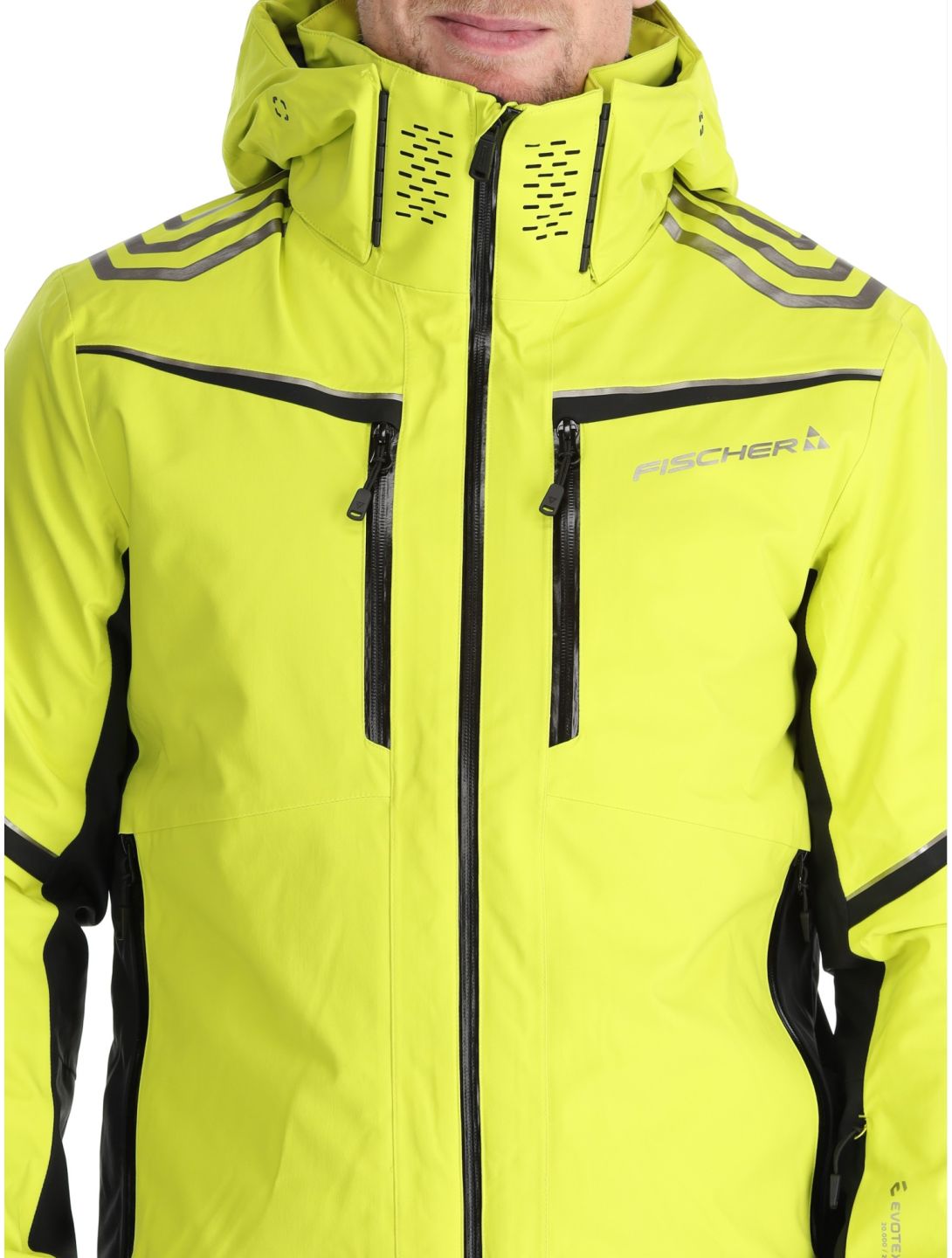 Fischer, RC4 veste de ski hommes Fischer Yellow jaune 