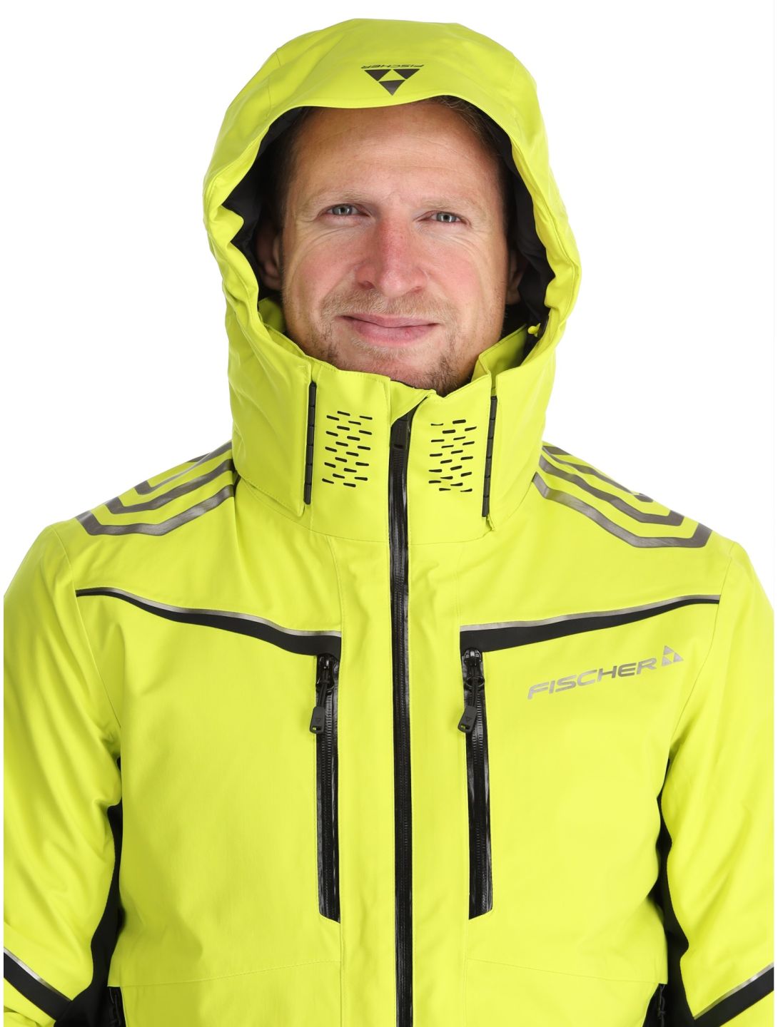 Fischer, RC4 veste de ski hommes Fischer Yellow jaune 