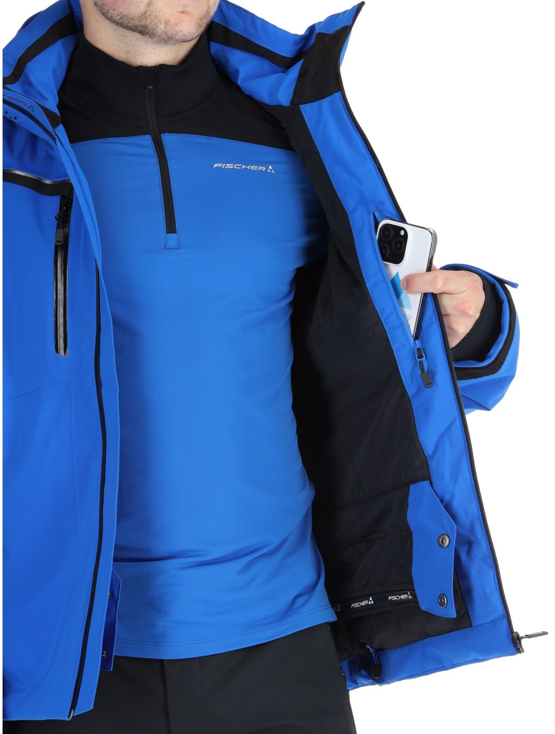 Fischer, RC4 veste de ski hommes Prince Blue bleu 