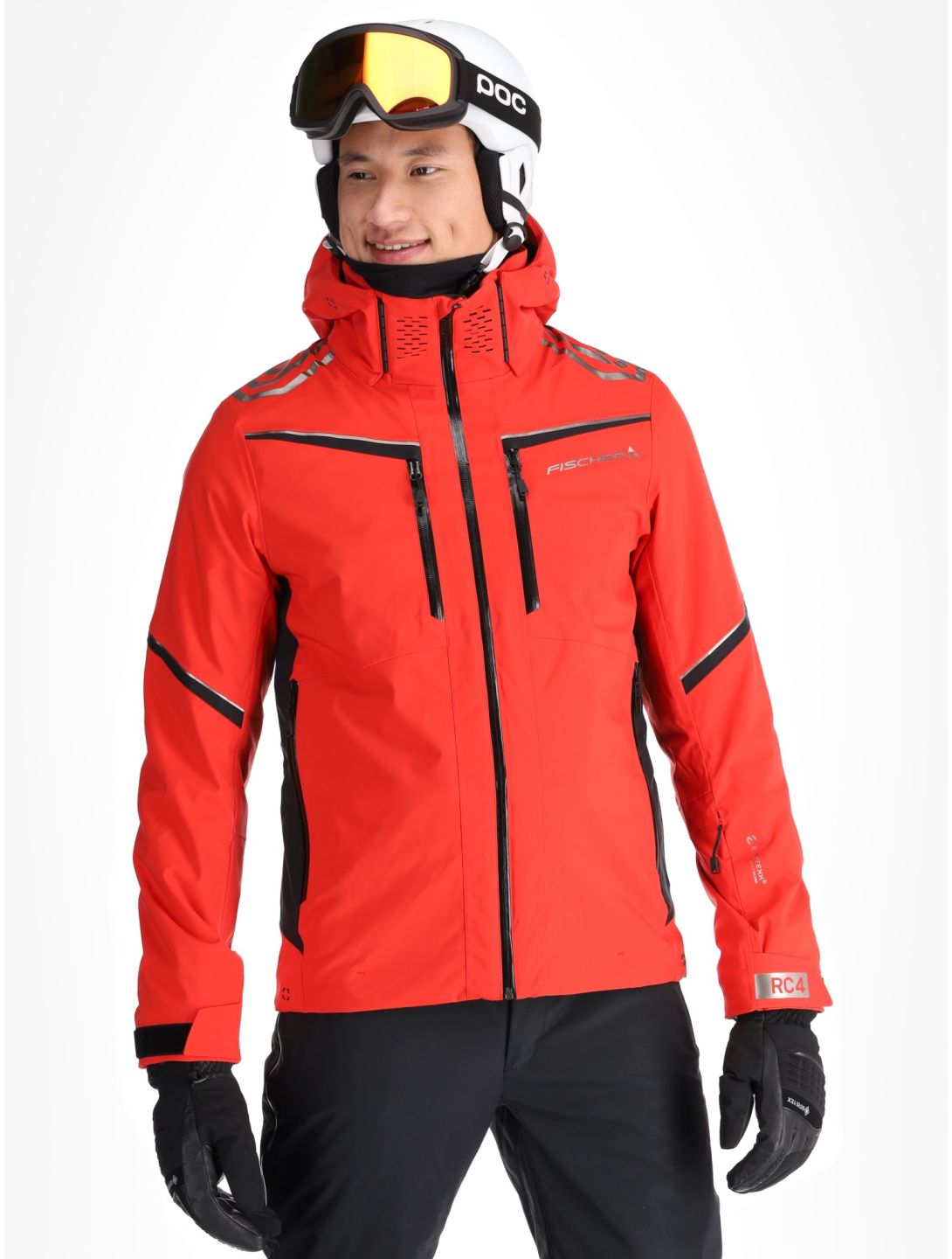 Fischer, RC4 veste de ski hommes Red rouge 