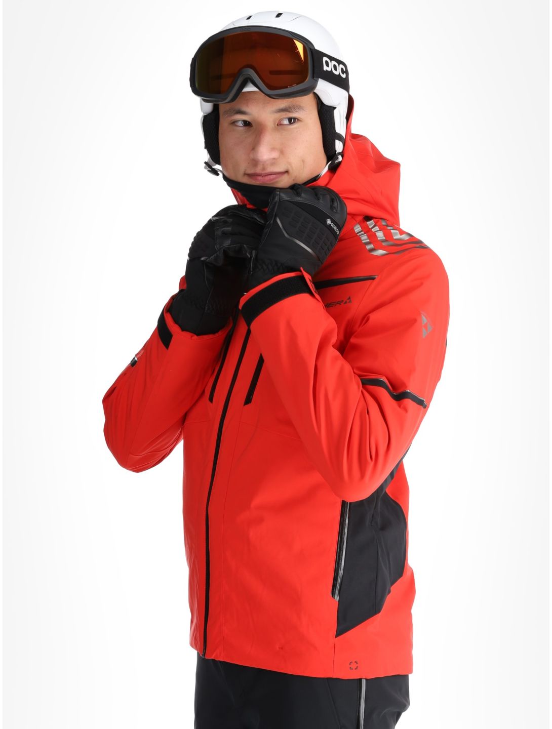 Fischer, RC4 veste de ski hommes Red rouge 