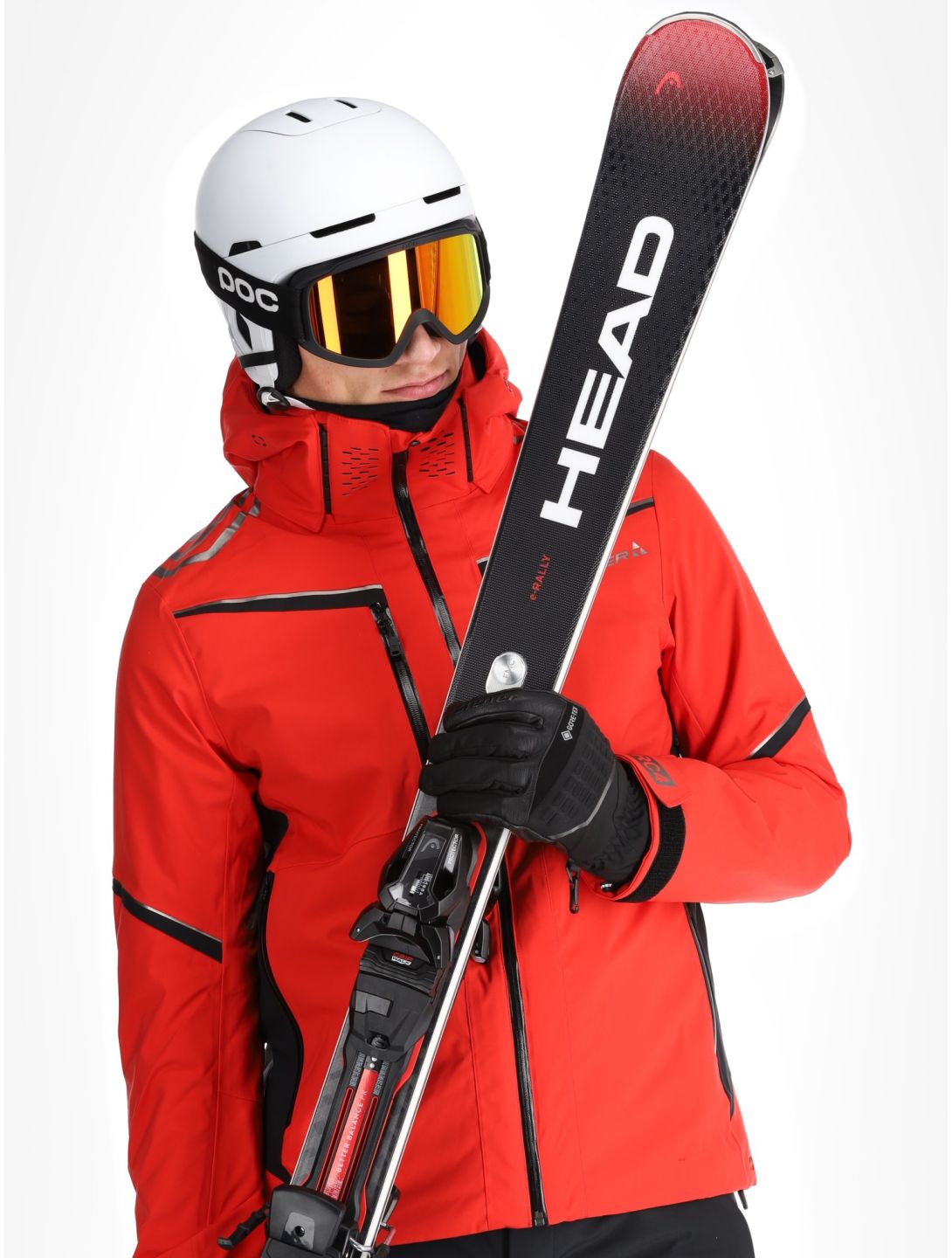 Fischer, RC4 veste de ski hommes Red rouge 