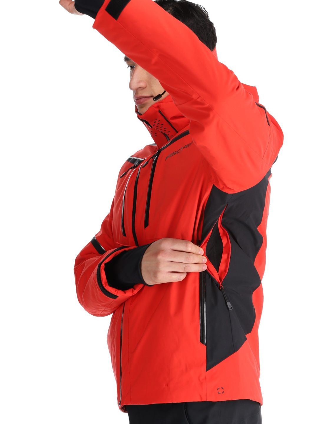 Fischer, RC4 veste de ski hommes Red rouge 