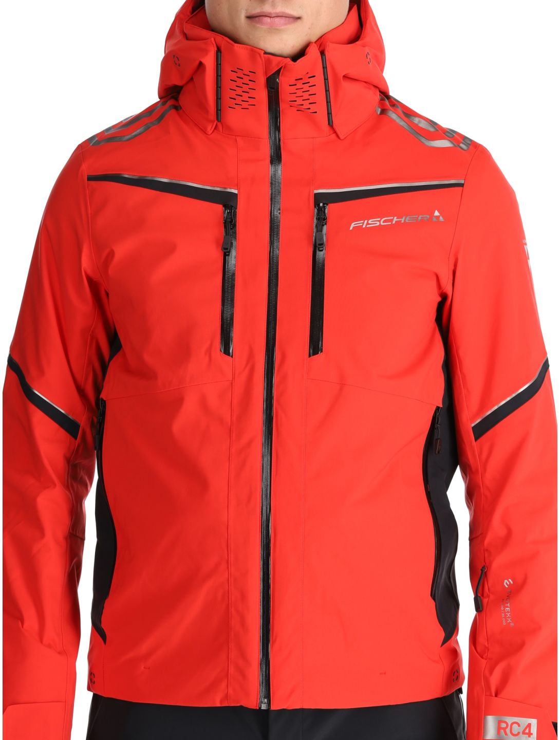 Fischer, RC4 veste de ski hommes Red rouge 