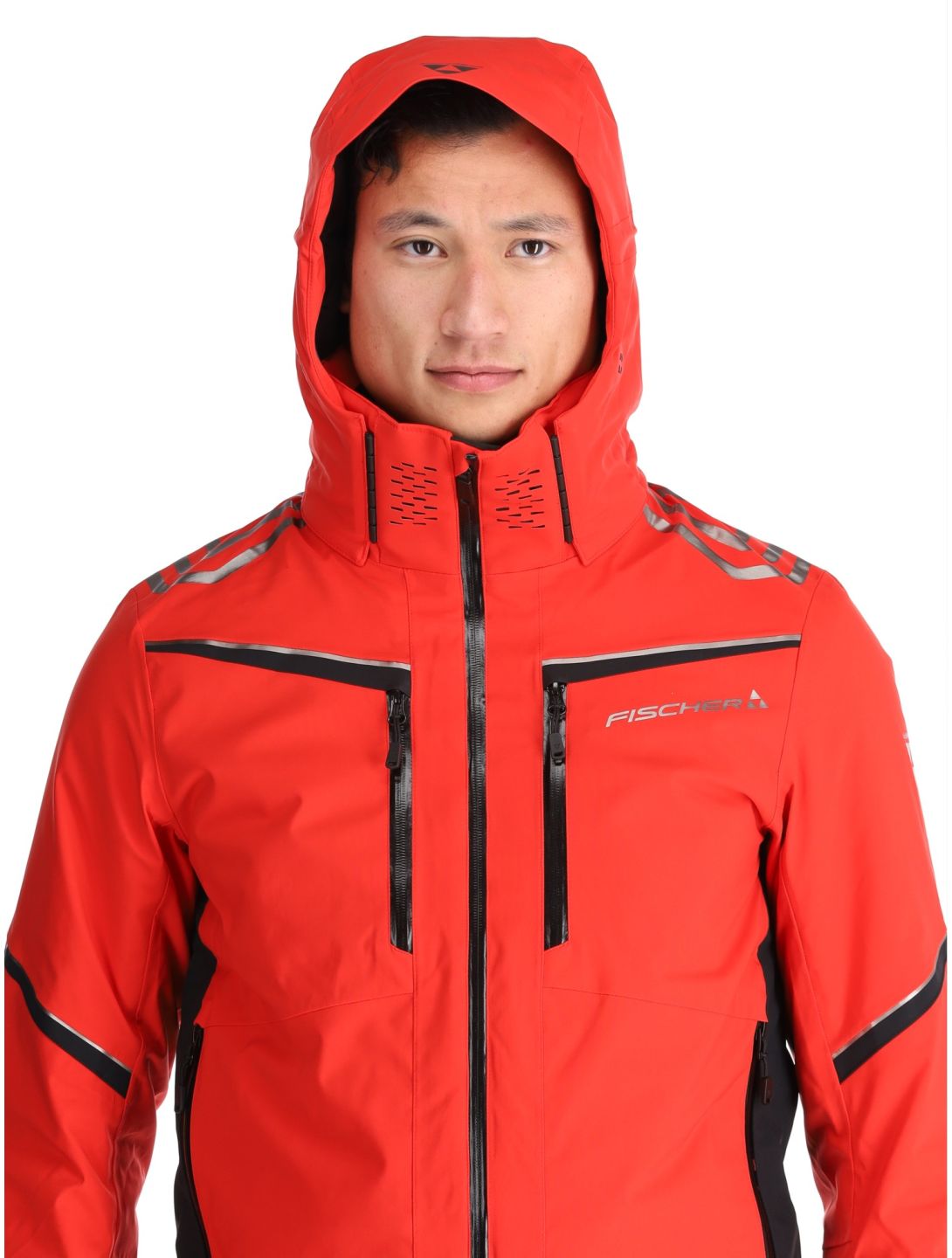 Fischer, RC4 veste de ski hommes Red rouge 