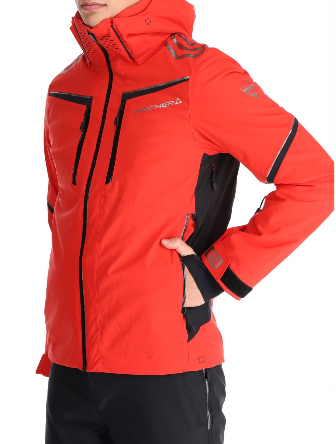 Fischer, RC4 veste de ski hommes Red rouge 