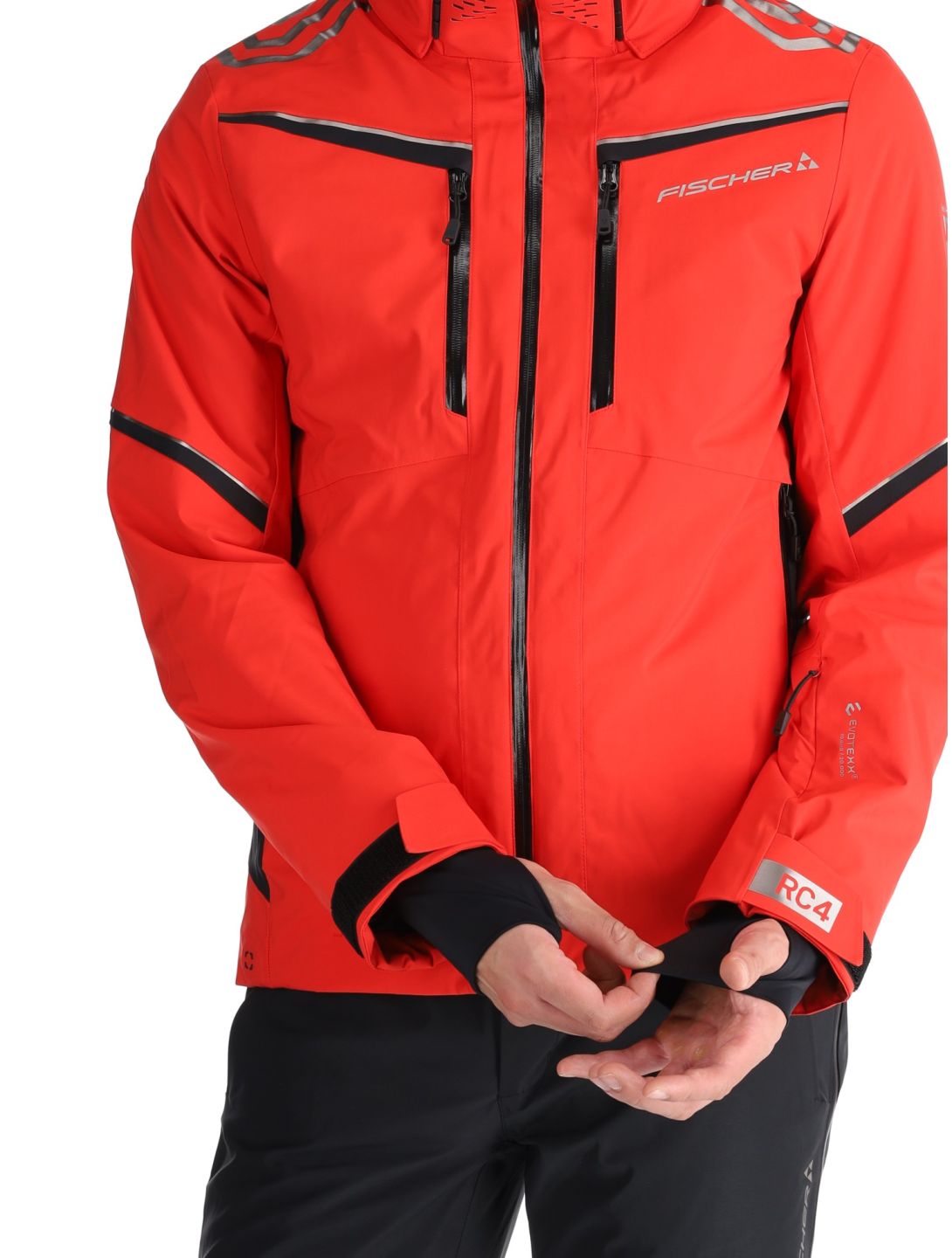 Fischer, RC4 veste de ski hommes Red rouge 