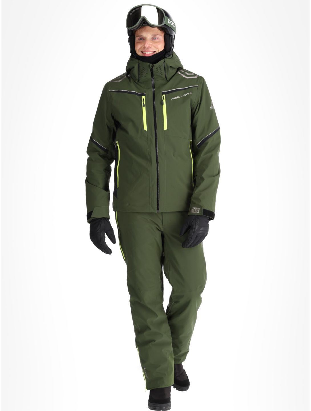 Fischer, RC4 veste de ski hommes Rifle Green vert 