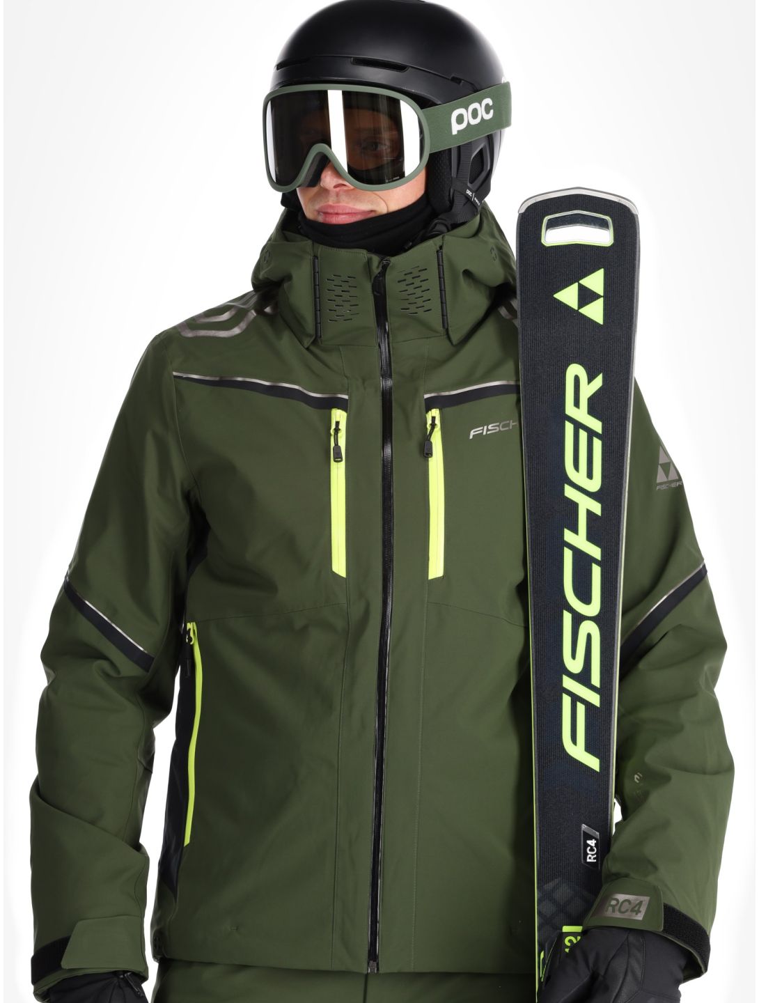 Fischer, RC4 veste de ski hommes Rifle Green vert 