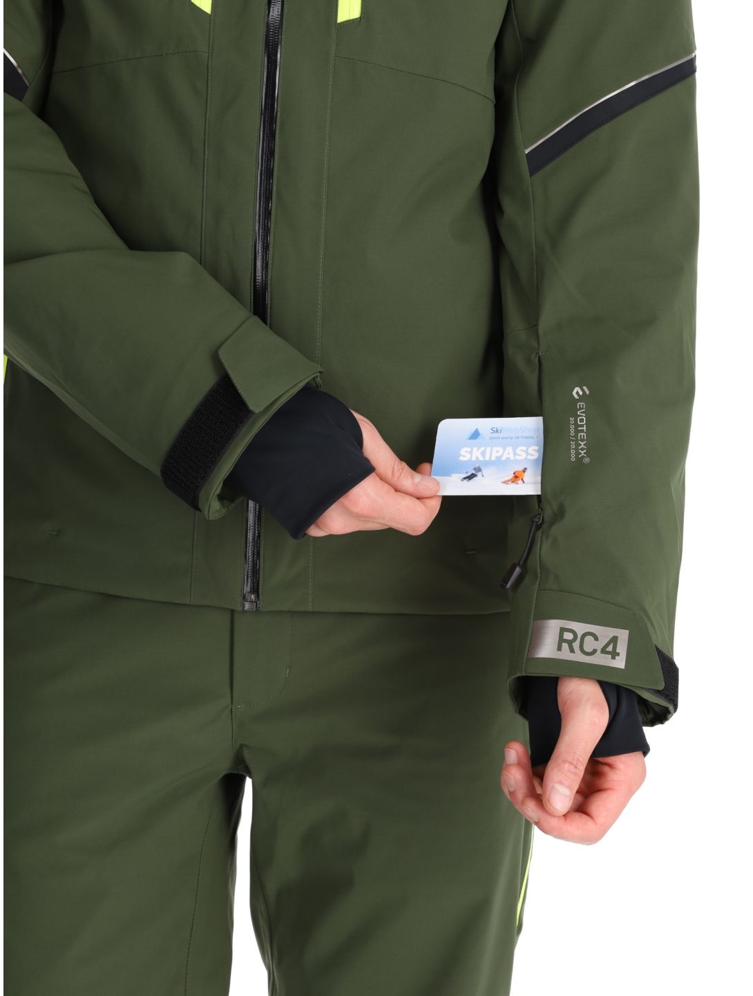 Fischer, RC4 veste de ski hommes Rifle Green vert 