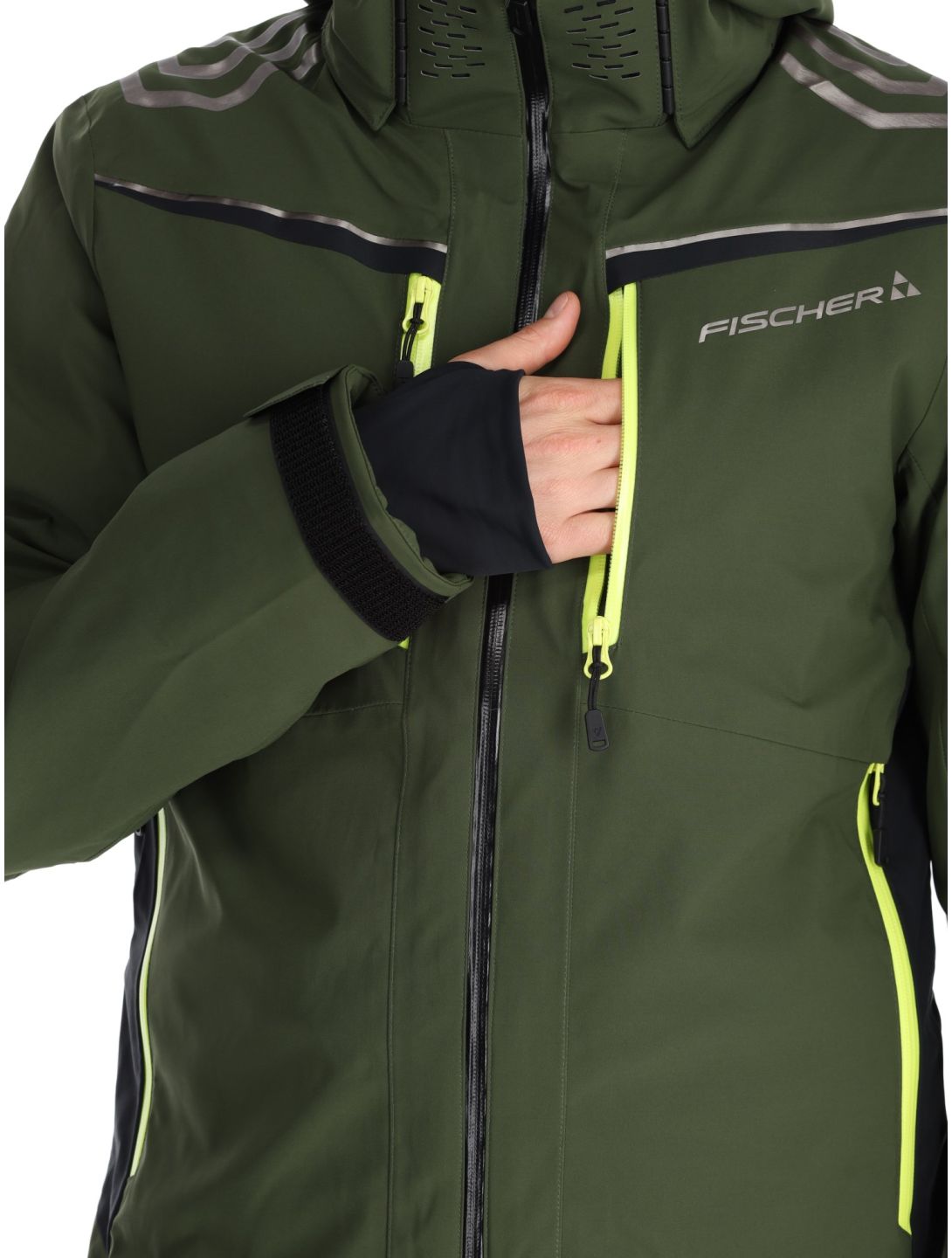 Fischer, RC4 veste de ski hommes Rifle Green vert 