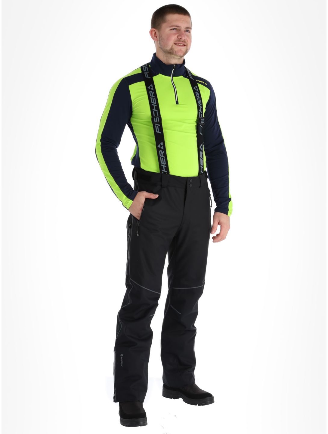 Fischer, RC4 pantalon de ski hommes Black noir 