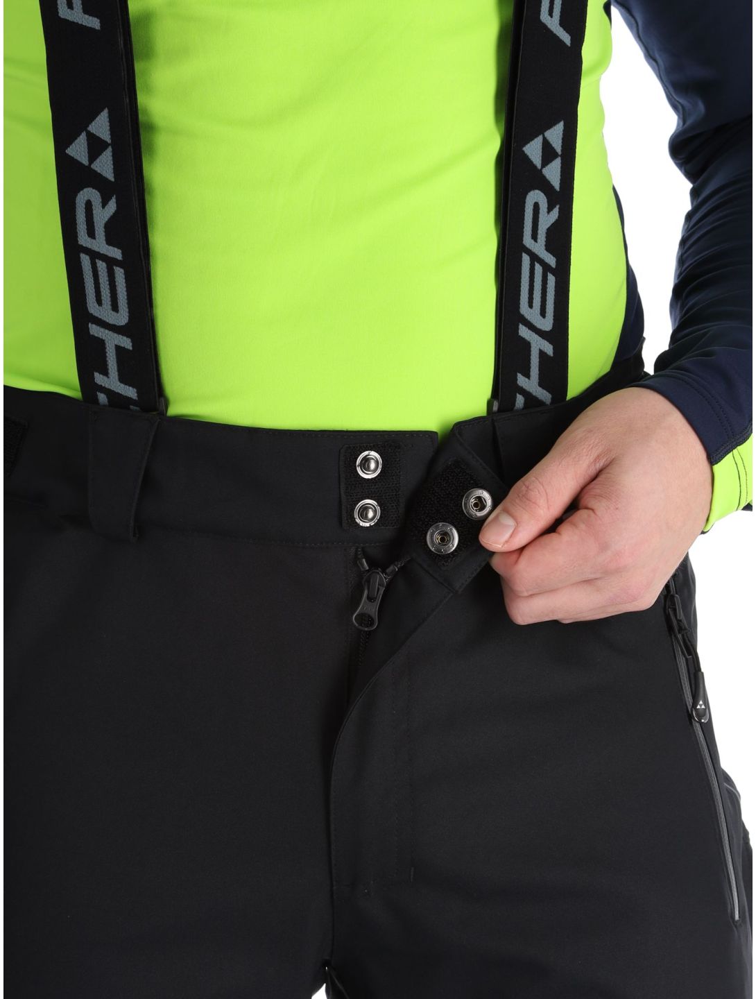 Fischer, RC4 pantalon de ski hommes Black noir 