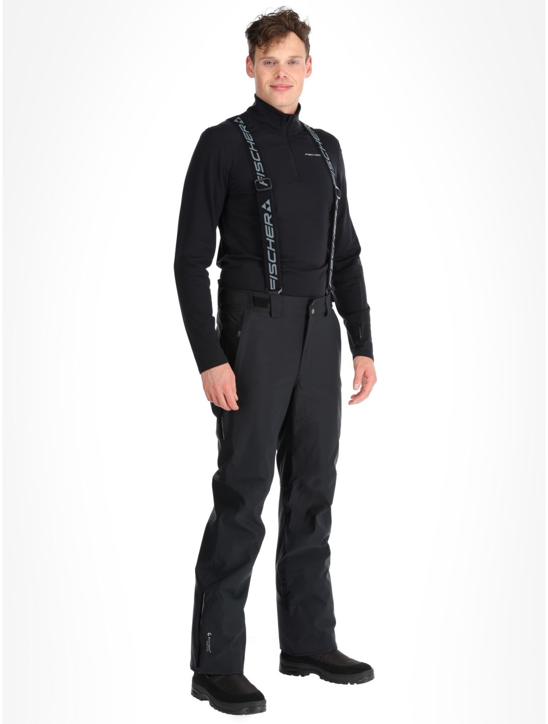 Fischer, RC4 pantalon de ski hommes Black noir 