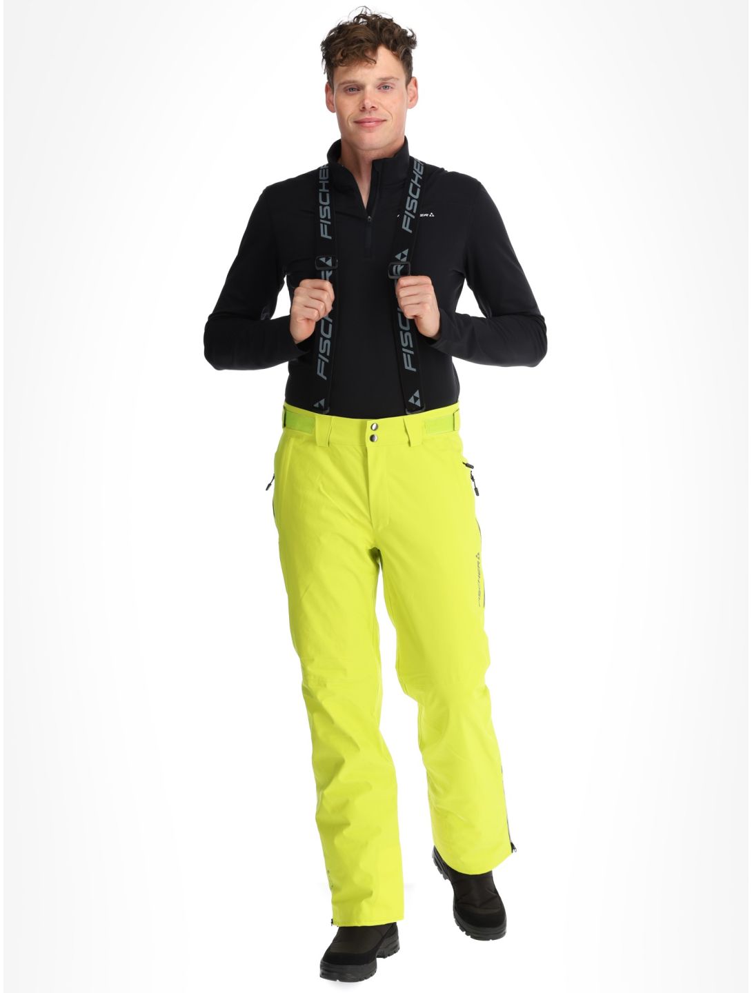 Fischer, RC4 pantalon de ski hommes Fischer Yellow jaune 