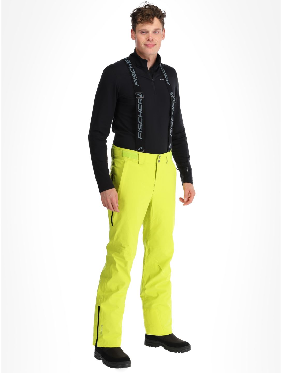 Fischer, RC4 pantalon de ski hommes Fischer Yellow jaune 