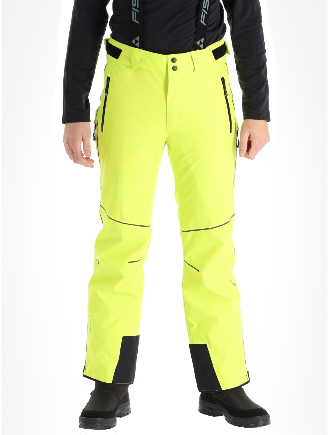 Fischer, RC4 pantalon de ski hommes Yellow jaune 