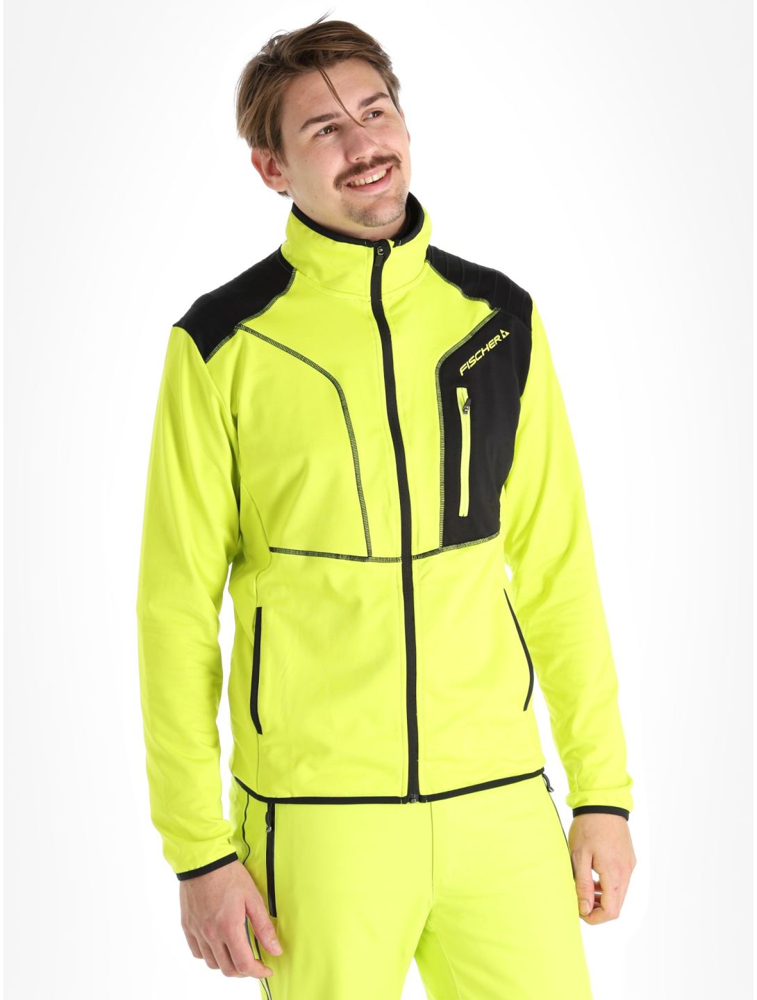 Fischer, Sellrain gilet hommes Yellow jaune 