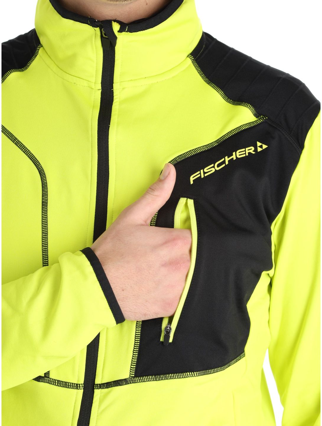 Fischer, Sellrain gilet hommes Yellow jaune 