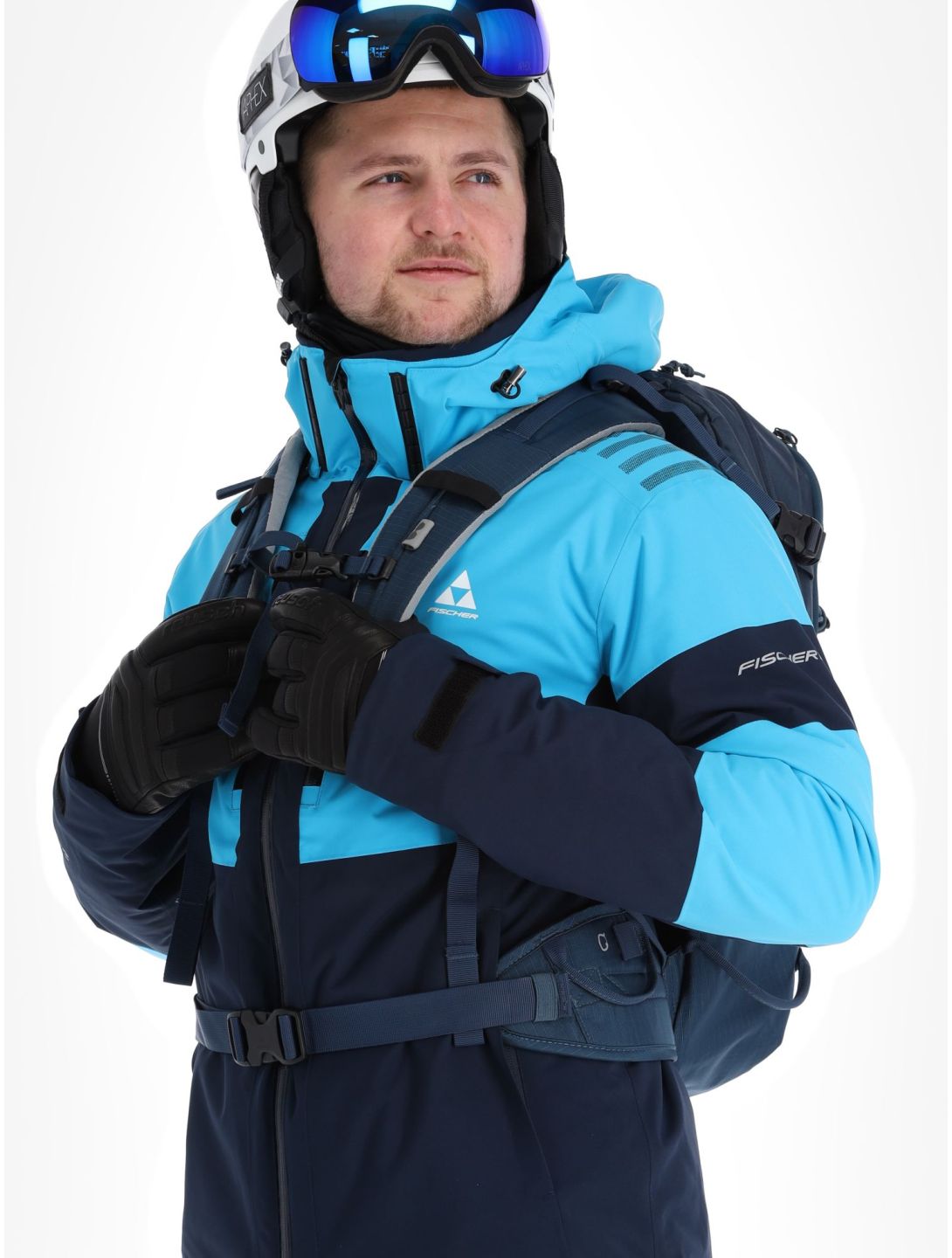 Fischer, Semmering veste de ski hommes Blue Marine bleu 