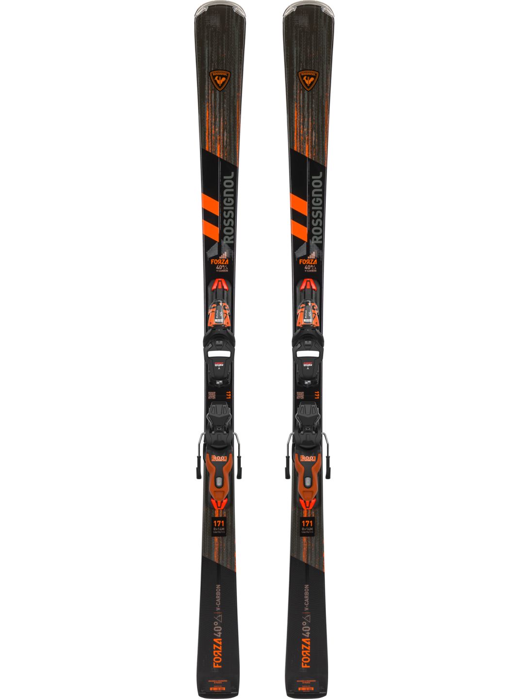 Rossignol, Forza 40° V-ca + Xpress 11 Gw (2024-2025) skis unisexe Black noir 