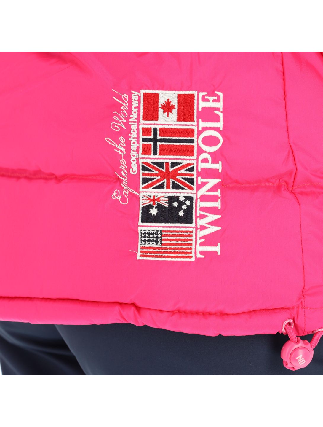 Geographical Norway, Belancolie Lady 001 anorak d'hiver femmes flashy rose 