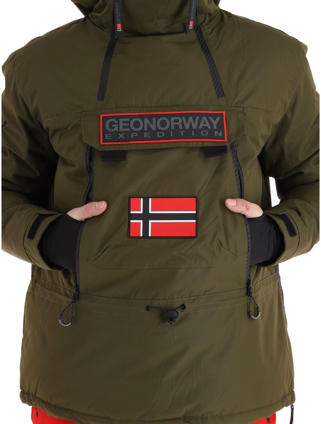 Geographical Norway, Benyamine veste de ski hommes Kaki vert 