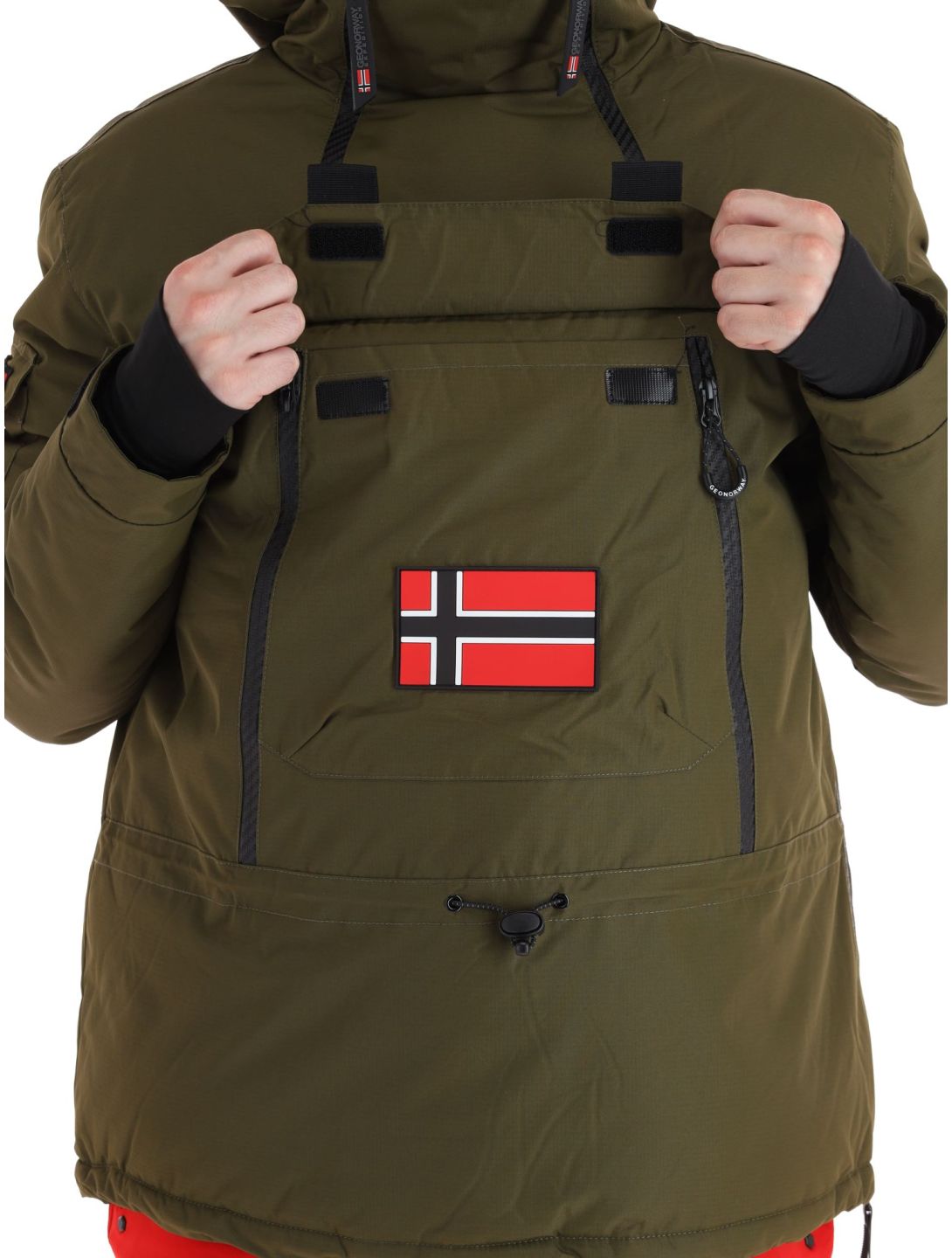 Geographical Norway, Benyamine veste de ski hommes Kaki vert 