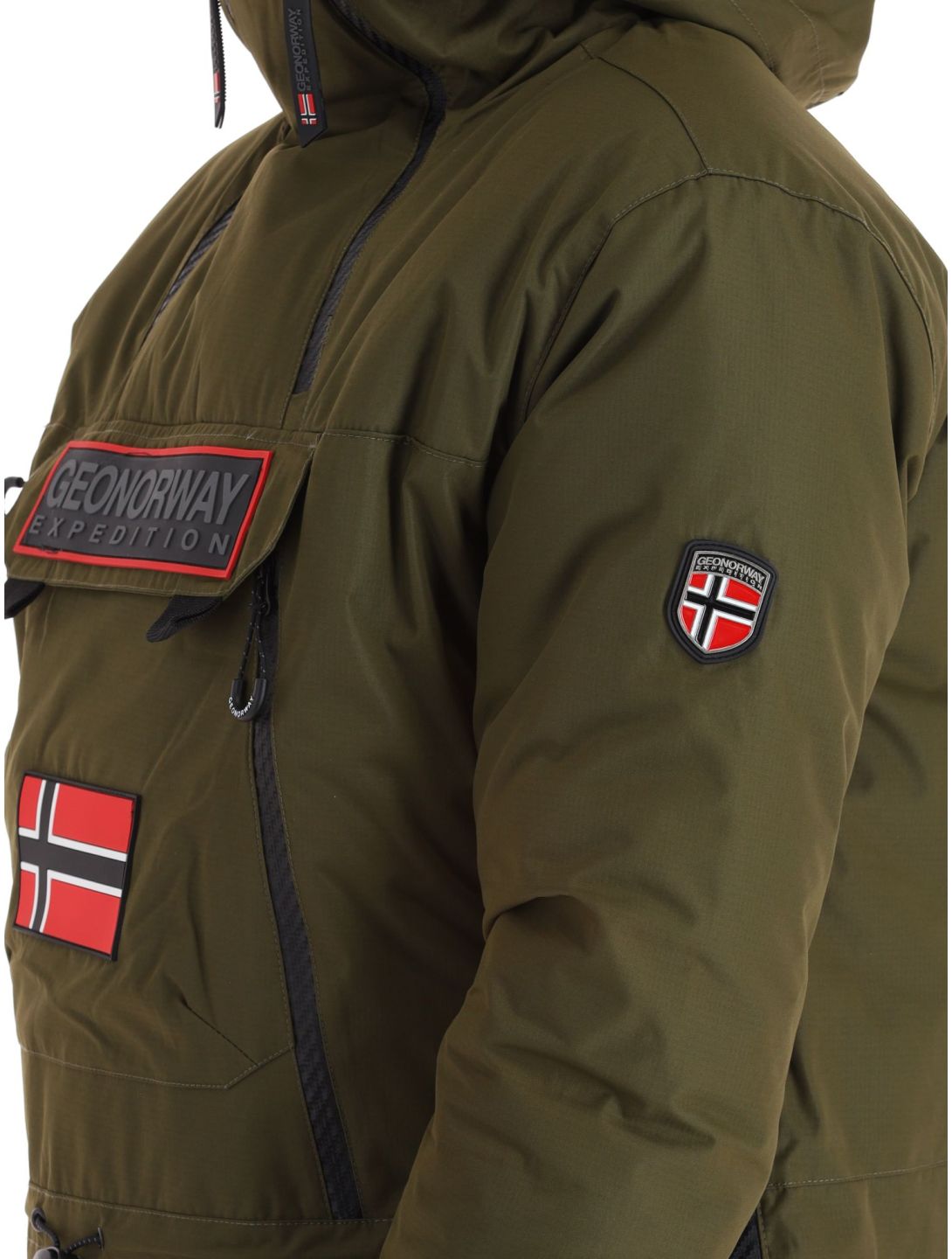 Geographical Norway, Benyamine veste de ski hommes Kaki vert 