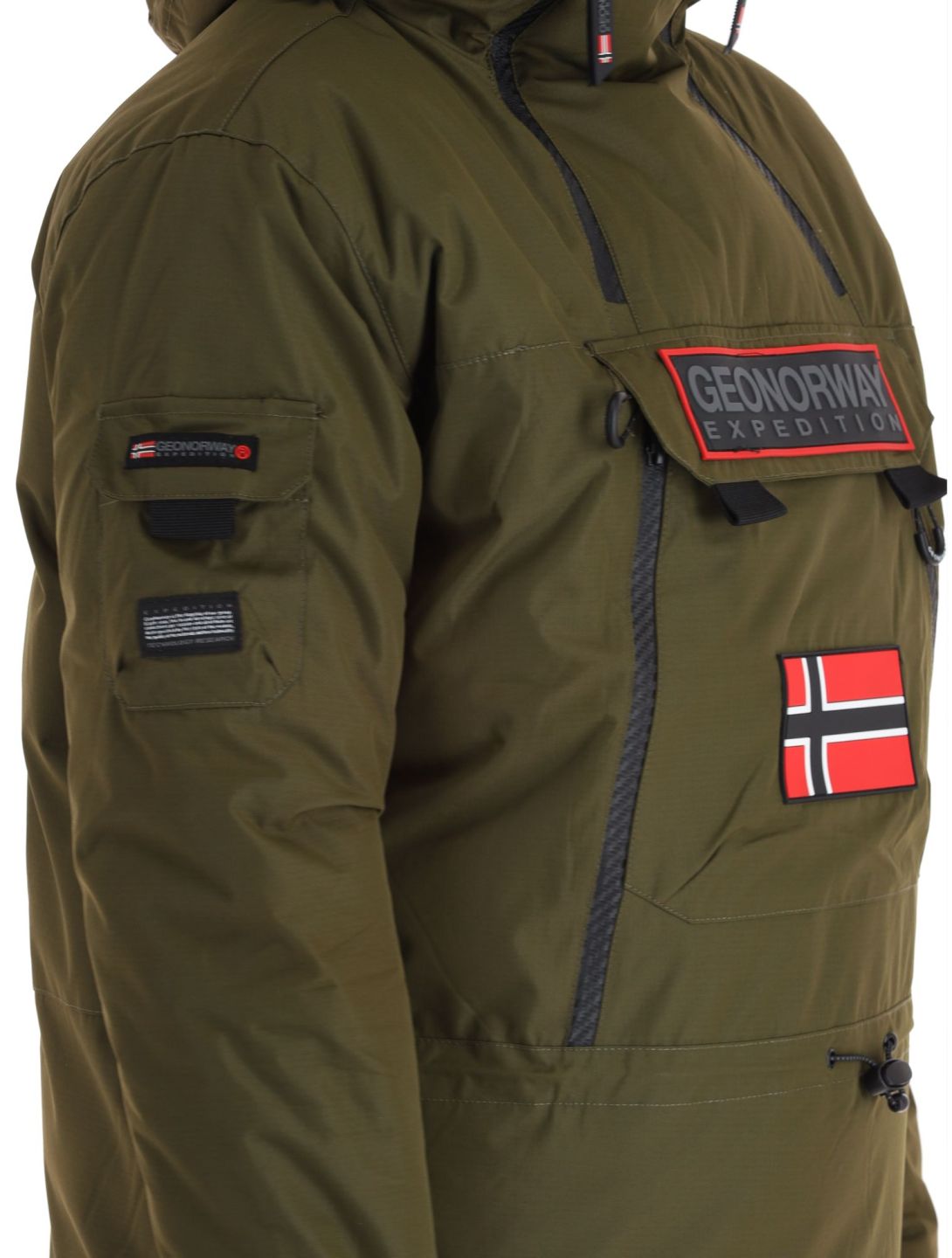 Geographical Norway, Benyamine veste de ski hommes Kaki vert 