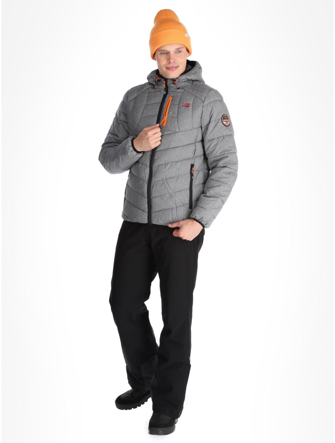 Geographical Norway, Bolchevic veste de ski hommes Light Grey gris 