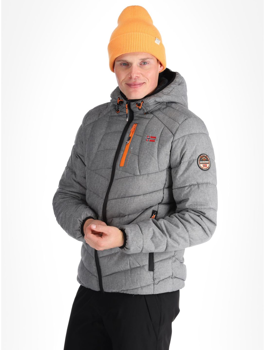 Geographical Norway, Bolchevic veste de ski hommes Light Grey gris 