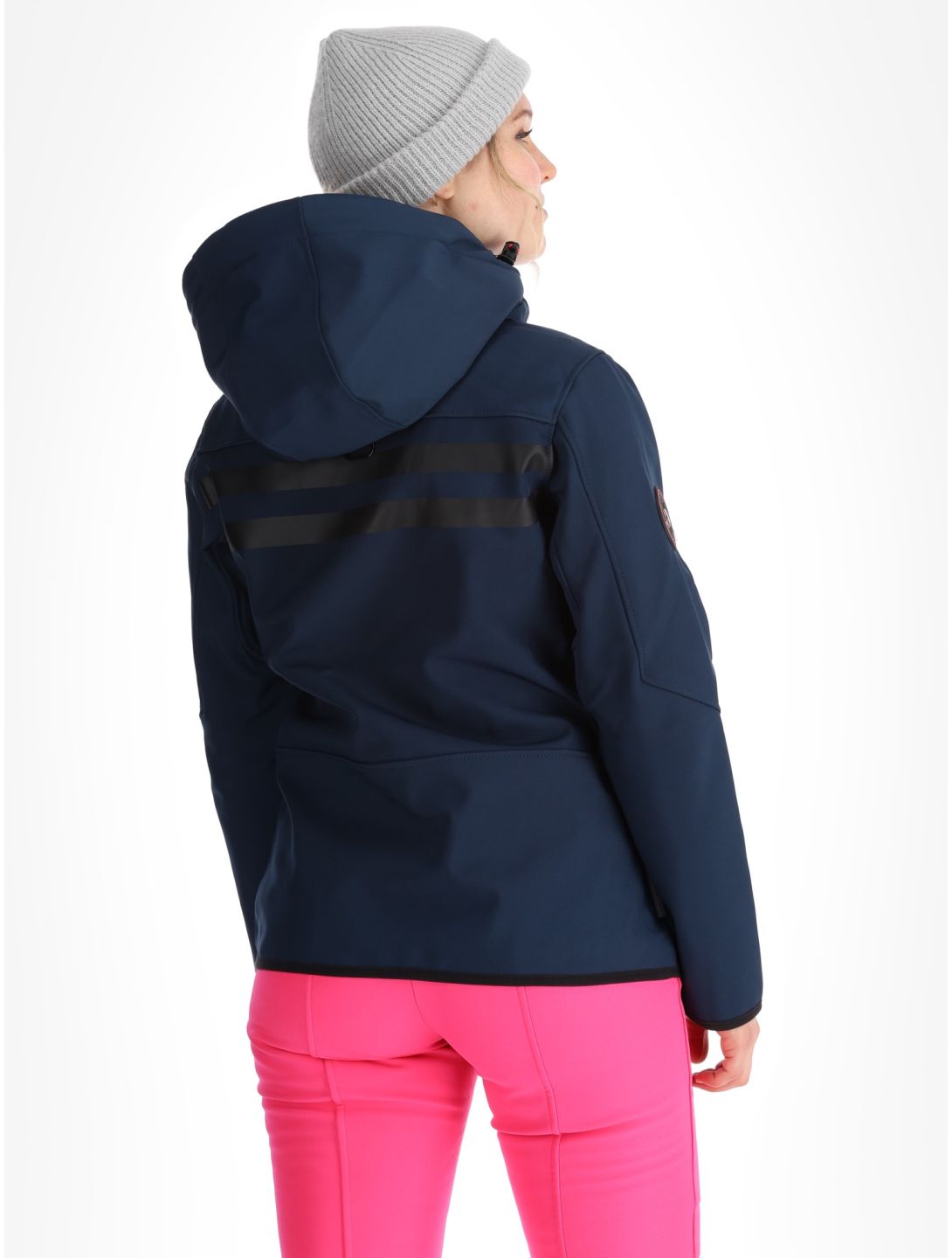 Geographical Norway, Reine veste de ski softshell femmes Navy / Pink bleu, rose 