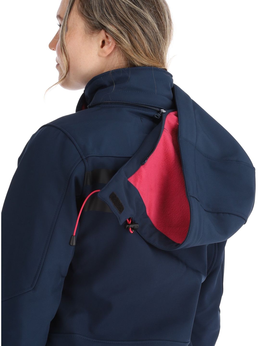 Geographical Norway, Reine veste de ski softshell femmes Navy / Pink bleu, rose 