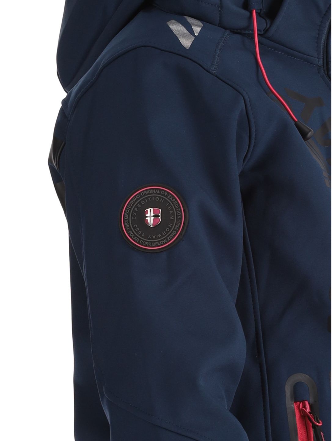 Geographical Norway, Reine veste de ski softshell femmes Navy / Pink bleu, rose 