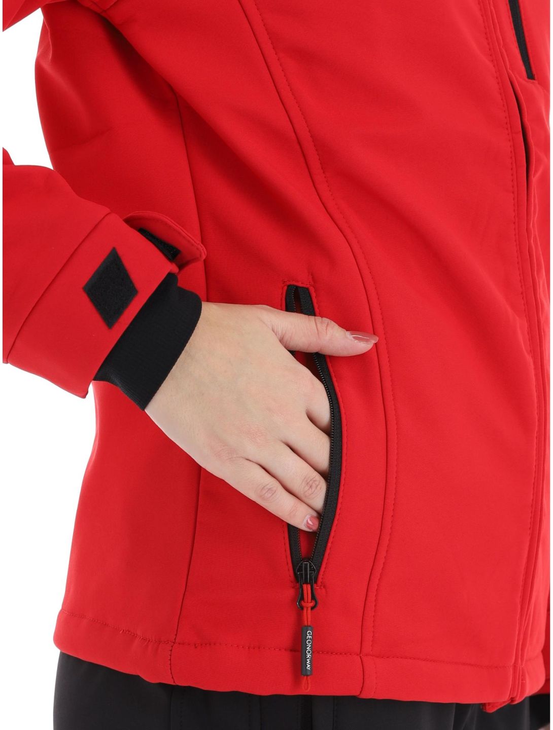 Geographical Norway, Tacer veste de ski softshell femmes Red rouge 