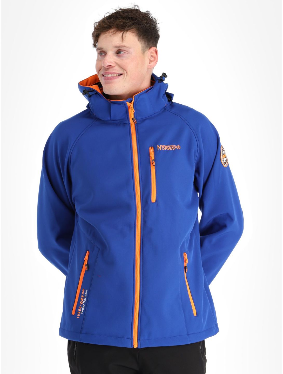 Geographical Norway, Texico veste de ski softshell hommes Royal Blue bleu 