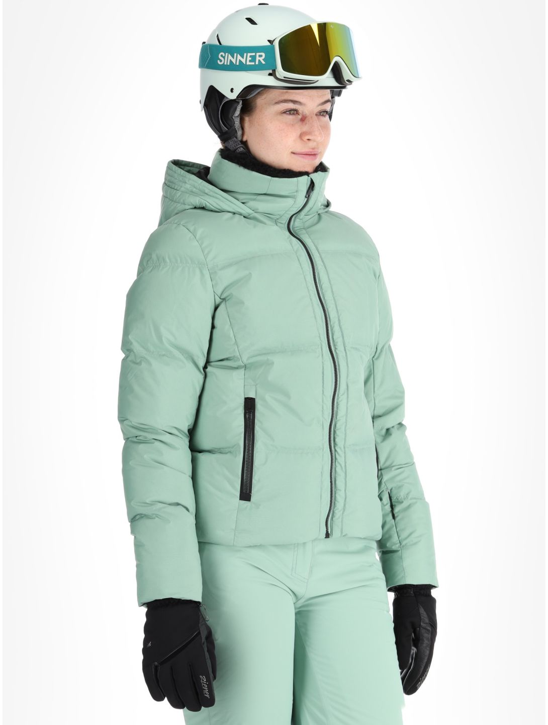 Head, Ashley veste de ski femmes Nile Green vert 