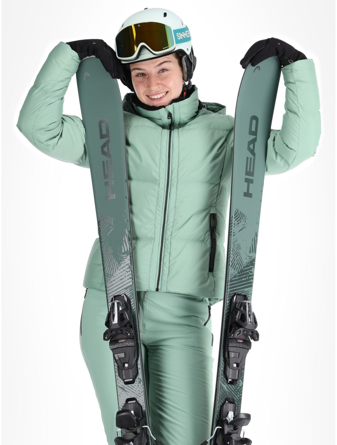 Head, Ashley veste de ski femmes Nile Green vert 