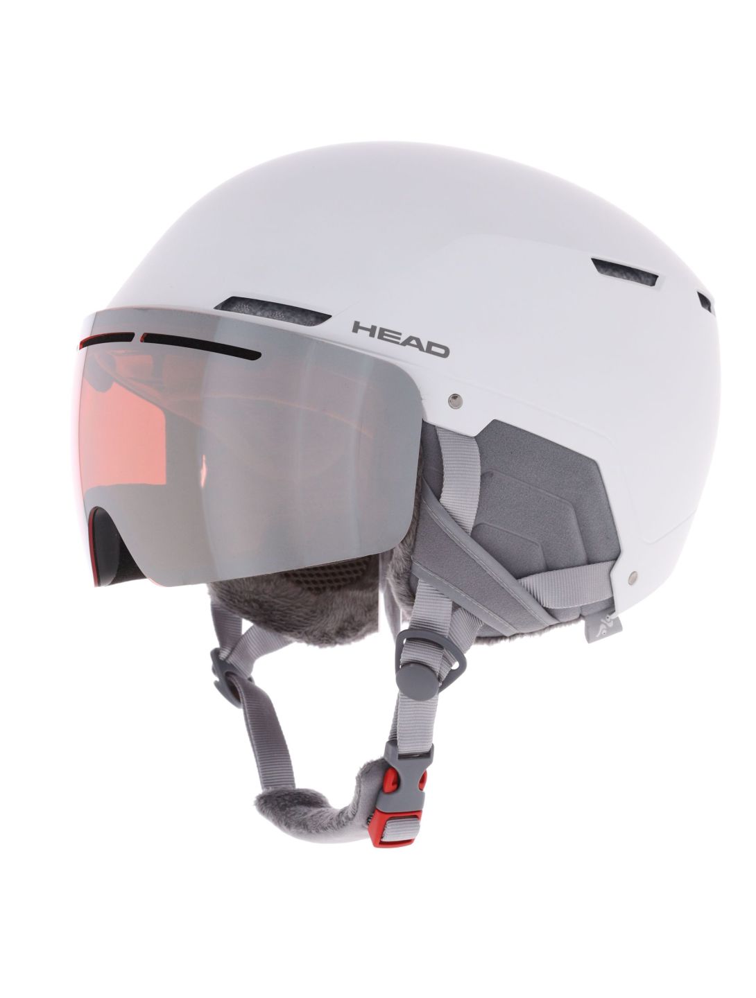 Head, Cinema W casque de ski avec visière unisexe White blanc 