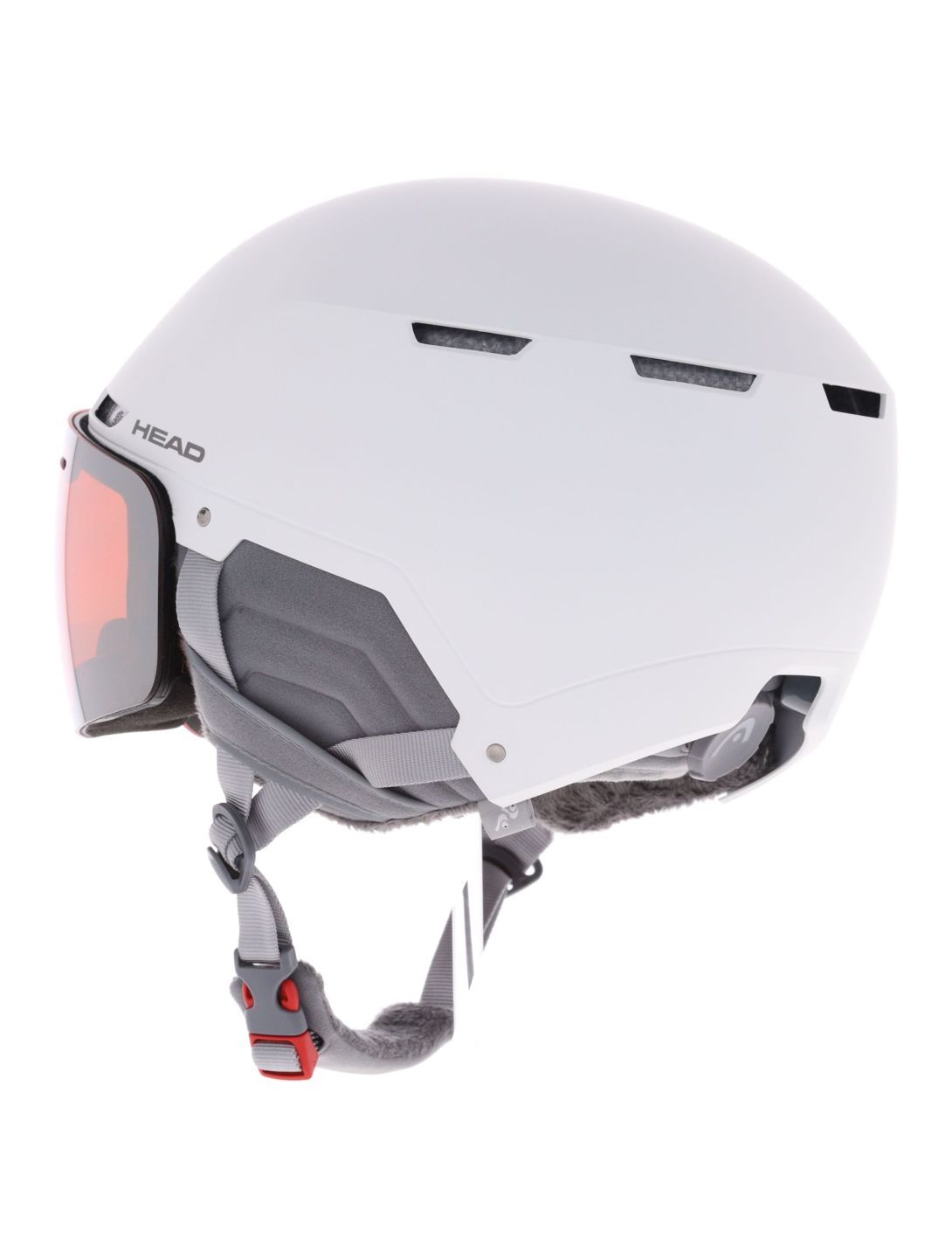 Head, Cinema W casque de ski avec visière unisexe White blanc 