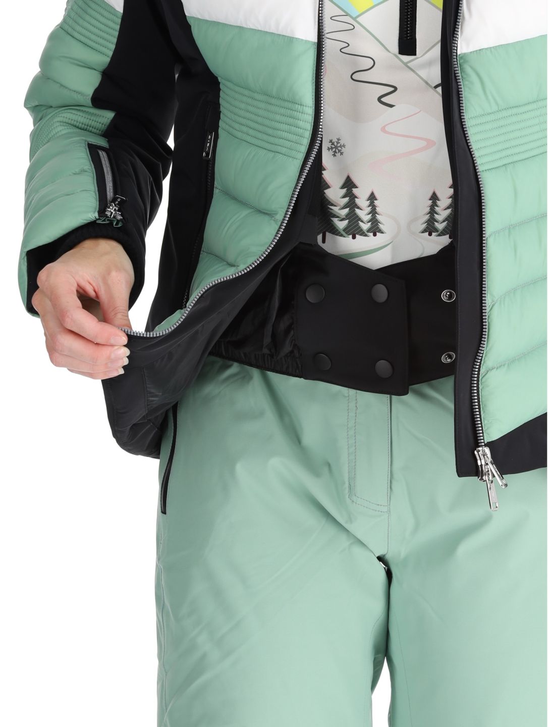 Head, Immensity veste de ski femmes Nile Green vert 