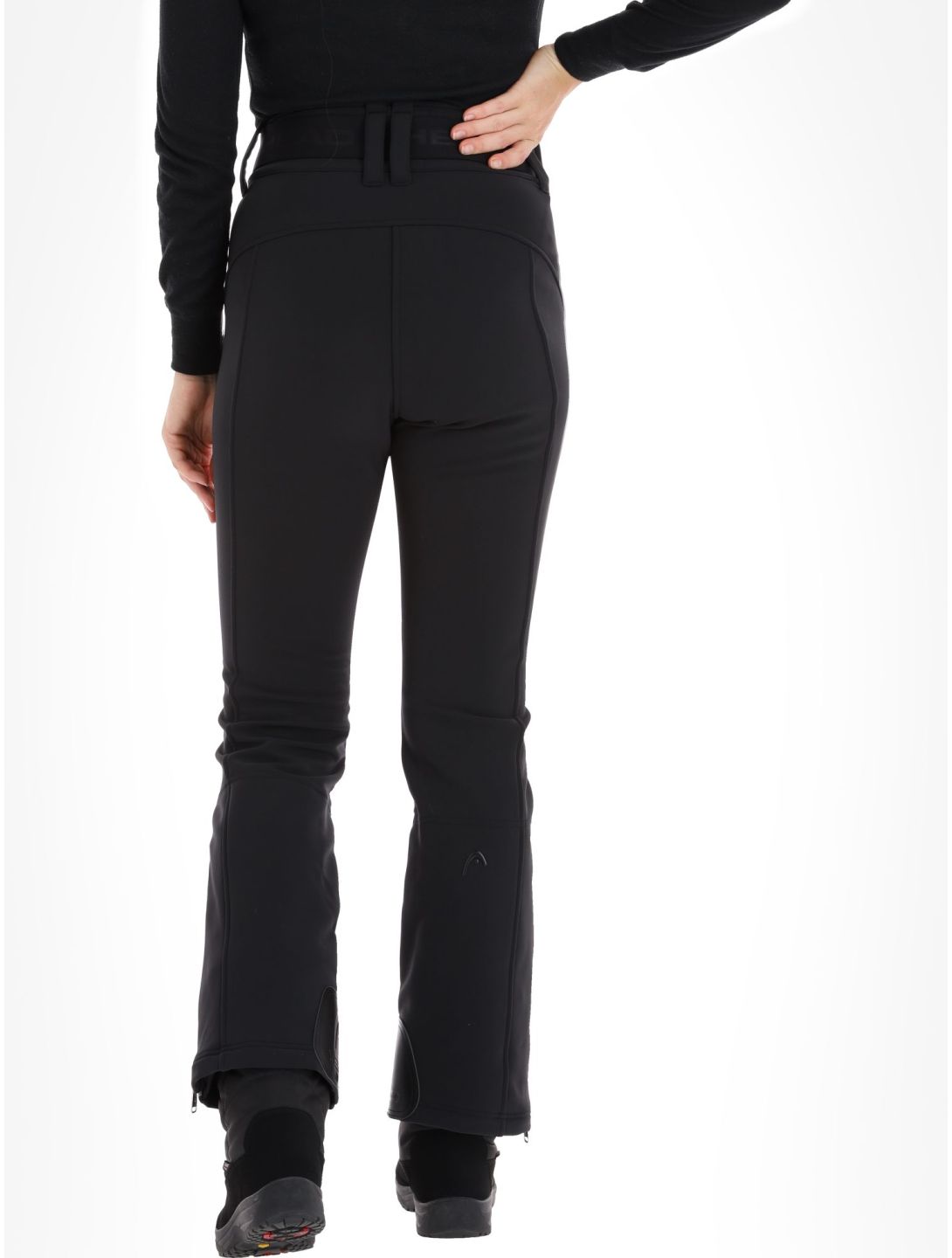 Head, Jet pantalon de ski en softshell femmes Black noir 